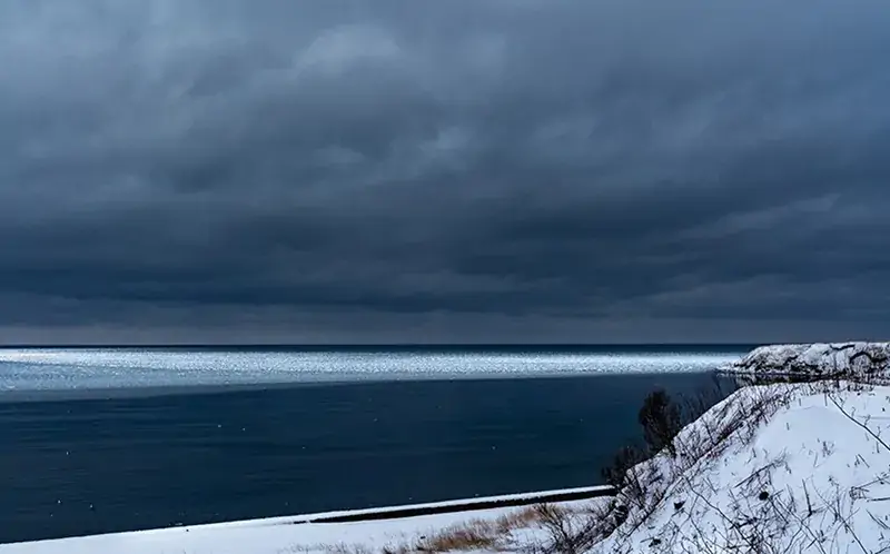 根室市　オホーツクを行く氷
