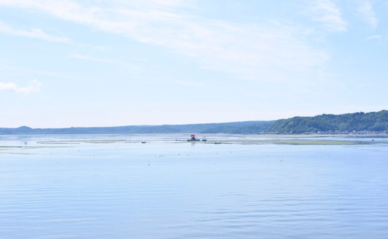 厚岸湖_牡蠣島弁天神社