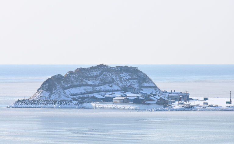 厚岸町 冬の昆布番屋