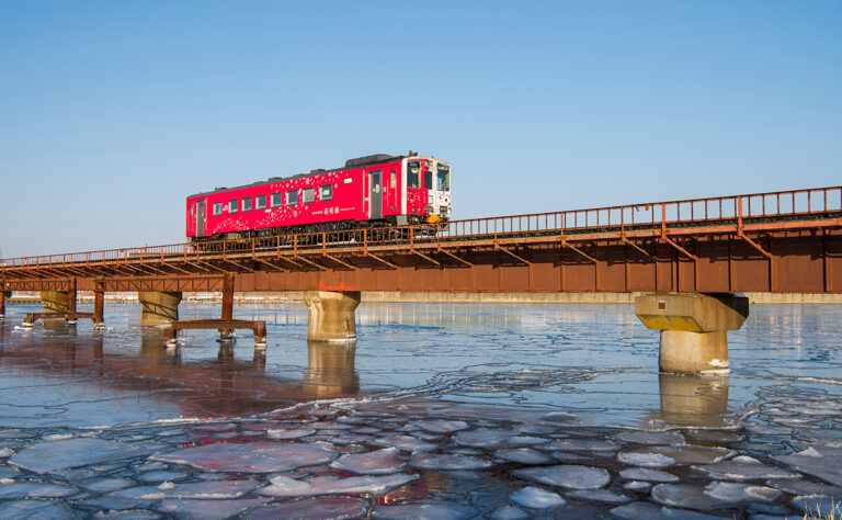 釧路市　釧路川鉄橋