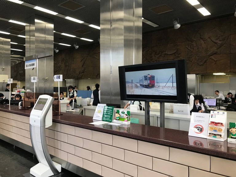 北海道銀行１３１店舗のロビーで冬篇動画の配信が始まりました!!